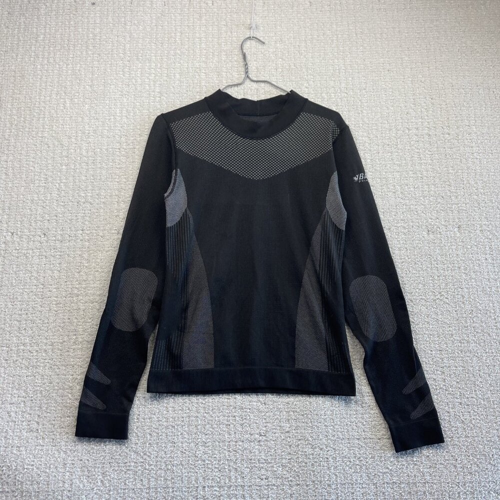 Baffin Polar Proven Black / Grey Tech Light Base Layer Top Size M Hiking Outdoor